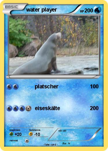 Pokemon water player