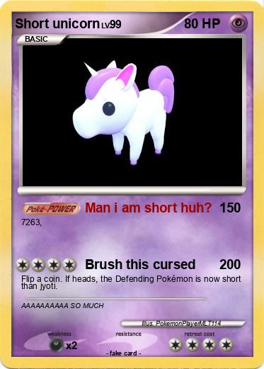 Pokemon Short unicorn