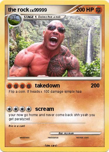 Pokemon the rock