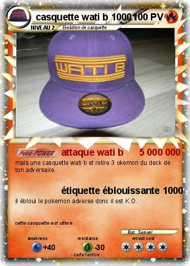 Pokemon casquette wati b 10001
