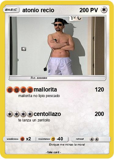 Pokemon atonio recio