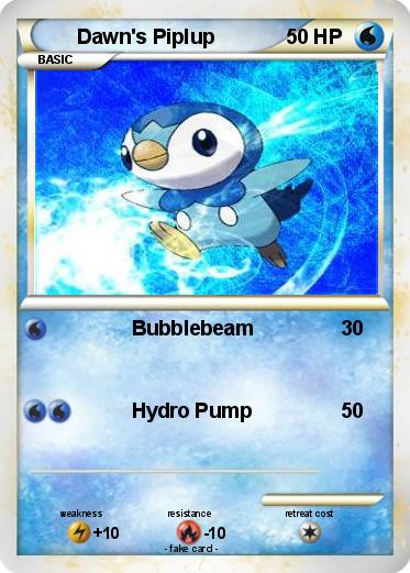 Pokemon Dawn's Piplup