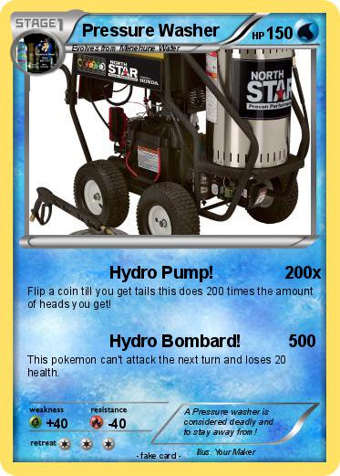 Pokemon Pressure Washer