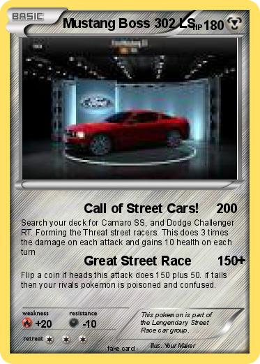 Pokemon Mustang Boss 302 LS