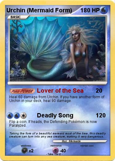 Pokemon Urchin (Mermaid Form)
