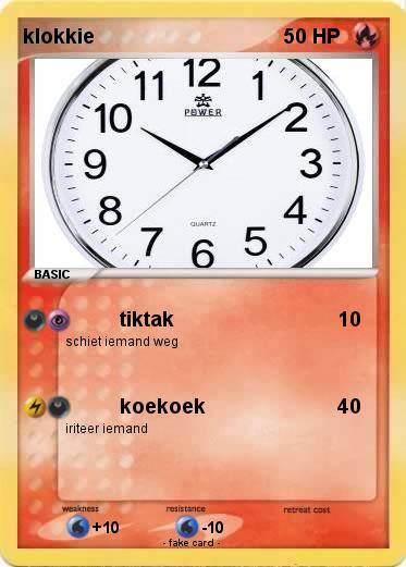 Pokemon klokkie
