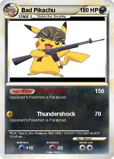 Pokemon Bad Pikachu