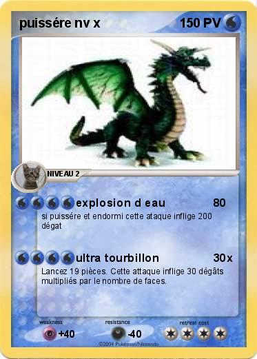 Pokemon puissére nv x