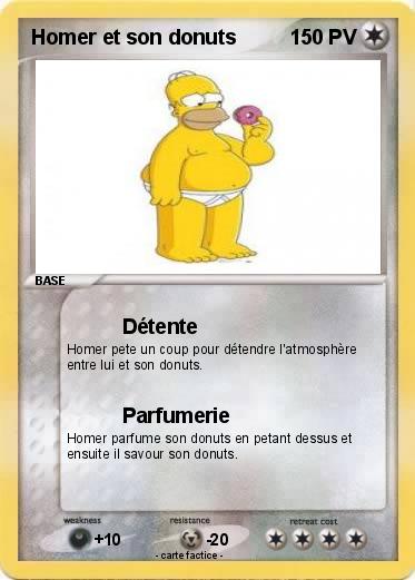 Pokemon Homer et son donuts