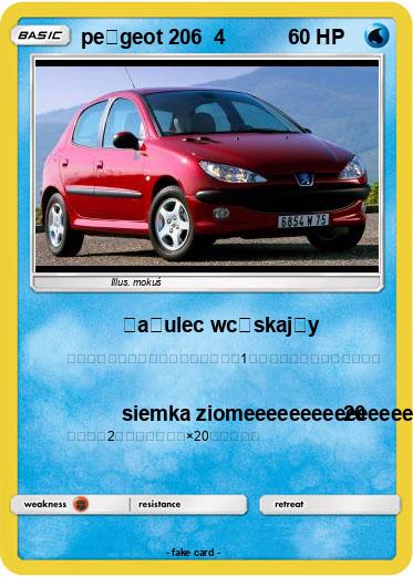 Pokemon peピgeot 206  4