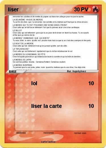 Pokemon liser