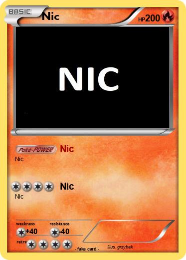 Pokemon Nic