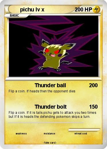 Pokemon pichu lv x