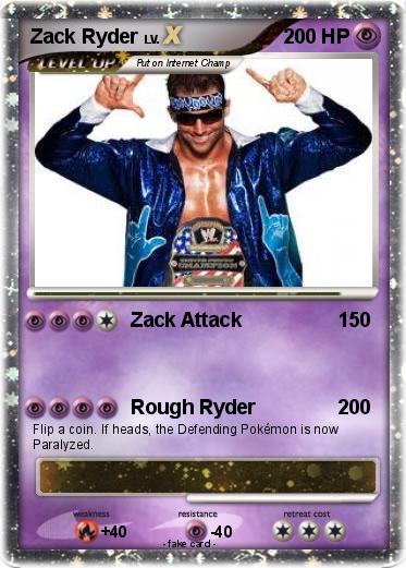Pokemon Zack Ryder