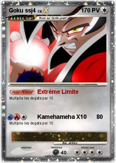 Pokemon Goku ssj4