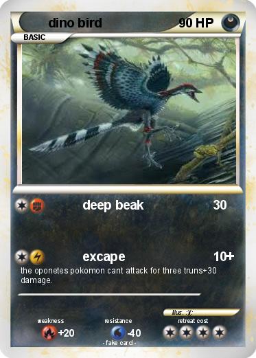 Pokemon dino bird