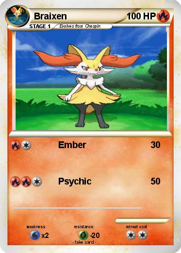 Pokemon Braixen