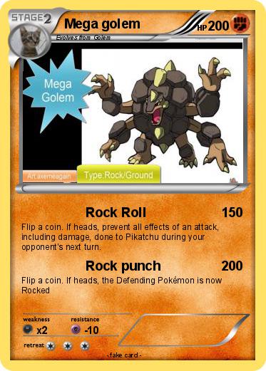 Pokemon Mega golem