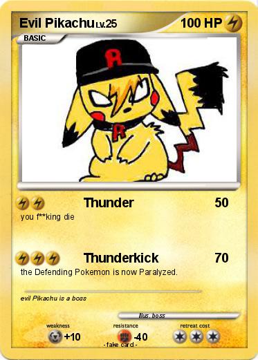 Pokemon Evil Pikachu