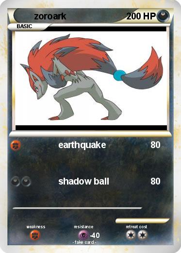 Pokemon zoroark
