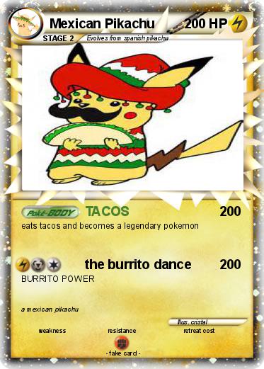 Pokemon Mexican Pikachu