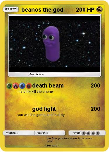 Pokemon beanos the god