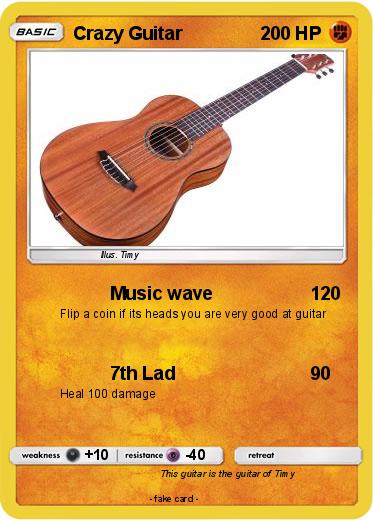 Pokemon Crazy Guitar