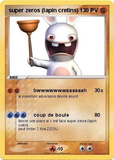 Pokemon super zeros (lapin cretins)