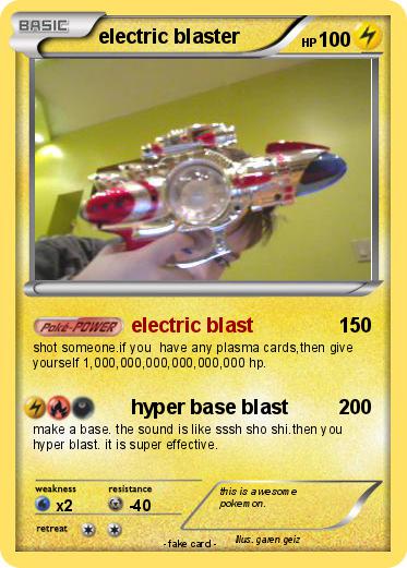 Pokemon electric blaster