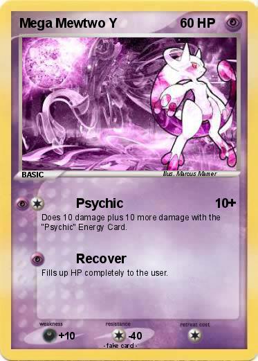 Pokemon Mega Mewtwo Y