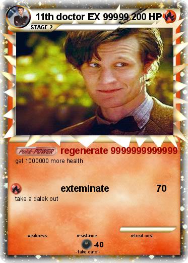 Pokemon 11th doctor EX 99999