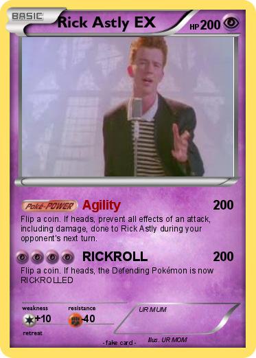 Pokemon Rick Astly EX