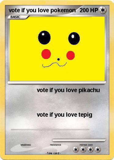 Pokemon vote if you love pokemon