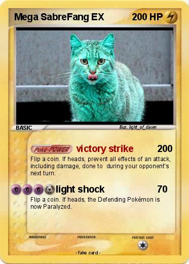 Pokemon Mega SabreFang EX