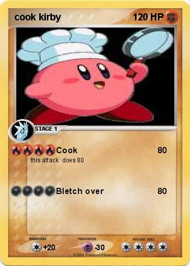 Pokemon cook kirby 
