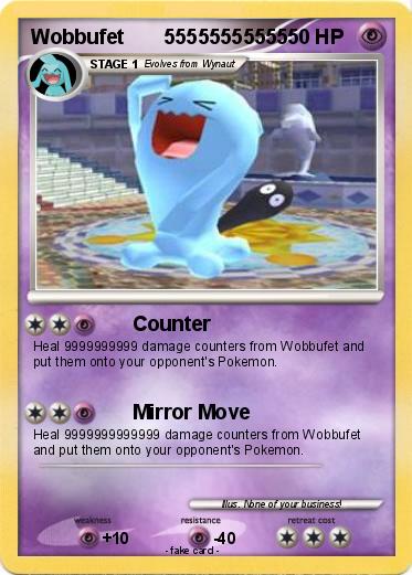 Pokemon Wobbufet       55555555555