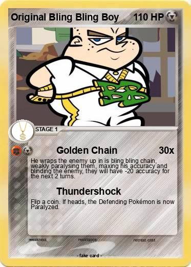 Pokemon Original Bling Bling Boy