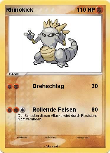 Pokemon Rhinokick