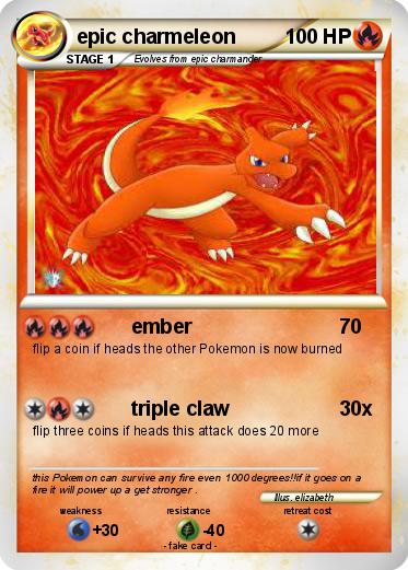 Pokemon epic charmeleon