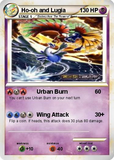 Pokemon Ho-oh and Lugia