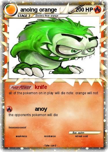 Pokemon anoing orange