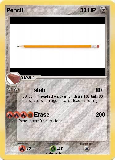 Pokemon Pencil