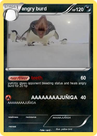 Pokemon angry burd