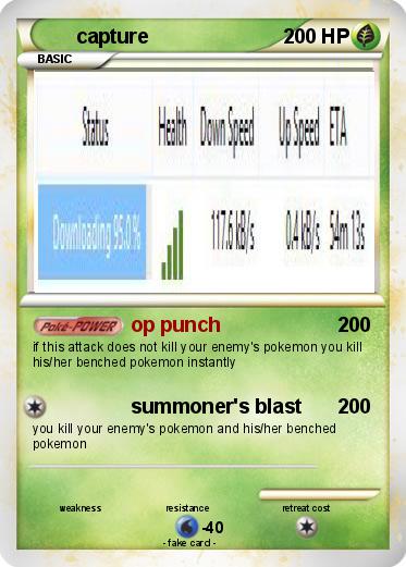 Pokemon capture
