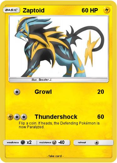 Pokemon Zaptoid