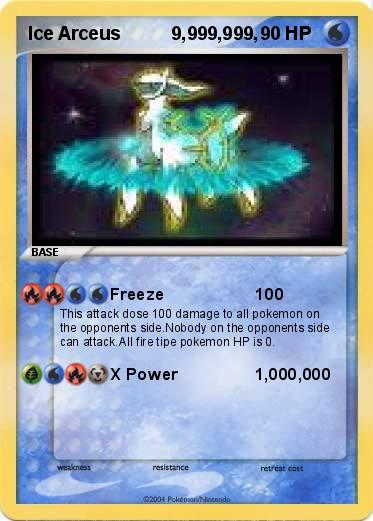 Pokemon Ice Arceus          9,999,999,