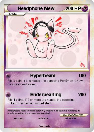 Pokemon Headphone Mew