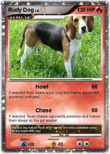 Pokemon Rudy Dog