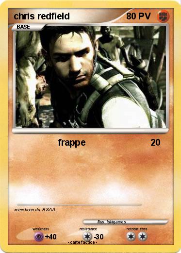 Pokemon chris redfield