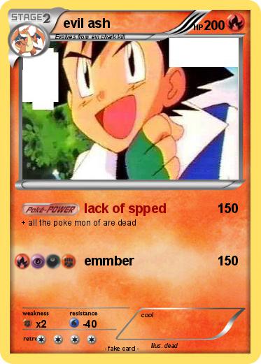 Pokemon evil ash